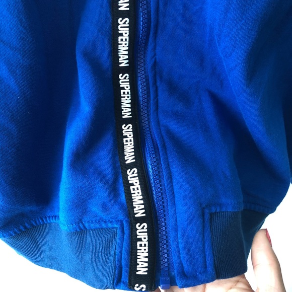 Blue Super Man Varsity Jacket - Picture 4 of 5